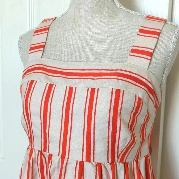 CAbi Brunch Orange Awning Stripe Top - Picture 4 of 9